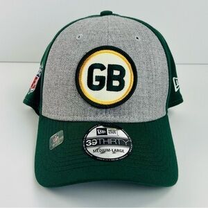 Green Bay Packers 2022 New Era 39THIRTY Sideline Historic Grey Stretch M/L NEW